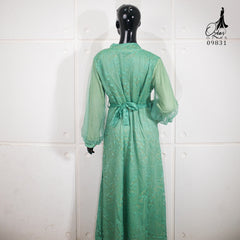 GAMIS OZIAS BROKAT GARDEN LACE 09831 LD 105 I Gamis Kondangan Busui Friendly I Gamis Pesta Simpel Nyaman Santai