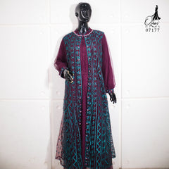 GAMIS OZIAS TILE 07177 LD 105 120 I Gamis Tile Mewah I Gamis Kondnagan Dan WIsuda Wanita