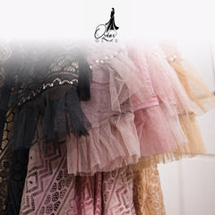 GAMIS OZIAS BROKAT IMPORT 09618 LD 105 I Gamis Fashion Simpel I Gamis Remaja Mewah