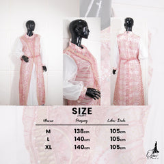 GAMIS OZIKO TILE 07215 LD 105 I Gamis Kondangan Mewah I Gamis Tile