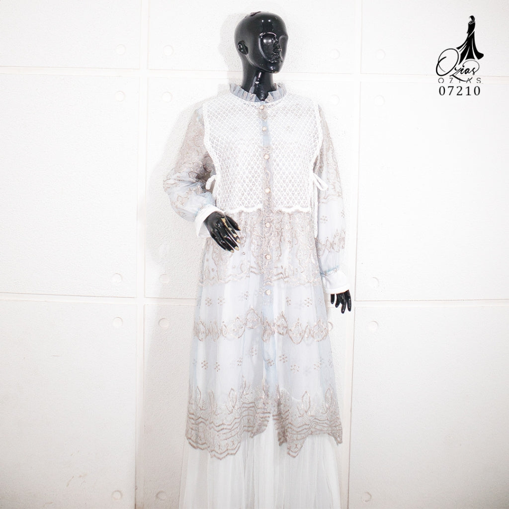 GAMIS OZIAS TILE 07210 LD 105 | Gamis Tile Mewah | Gamis Pesta