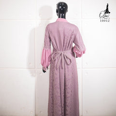 GAMIS OZIAS BROKAT ALYA 10012 LD 105 I Gamis Brokat Premium I Gamis Santai Wanita