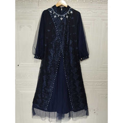 GAMIS OZIAS TILE BORDIR 07146 07133 07161 LD 105 I Gamis Tile Cantik I Gamis Kondangan Mewah