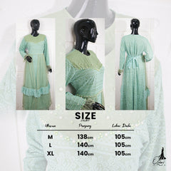 GAMIS OZIAS BROKAT PREMIUM 09591 LD 105 I Gamis Fashion Muslimah I Gamis Pesta Remaja Nyaman Panjang