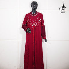 GAMIS OZIAS BROKAT ALYA 10012 LD 105 I Gamis Brokat Premium I Gamis Santai Wanita