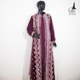 GAMIS OZIAS TILE 07178 LD 105 I Gamis Kondangan Wanita I Gamis Fashion Wisuda