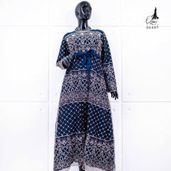 GAMIS OZIAS TILE FLORA 06407 LD 105 I Gaun Simpel Wisuda I Gamis Lebaran Muslim Nyaman