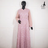 GAMIS OZIAS BROKAT GARDEN LACE 09831 LD 105 I Gamis Kondangan Busui Friendly I Gamis Pesta Simpel Nyaman Santai