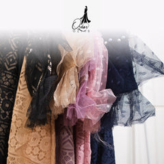 GAMIS OZIAS BROKAT PREMIUM 09630 LD 105 I Gamis Simpel Remaja I Gamis Lebaran Nyaman Mewah
