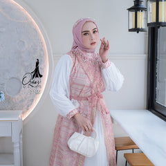 GAMIS OZIKO TILE 07215 LD 105 I Gamis Kondangan Mewah I Gamis Tile