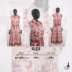 GAMIS OZIAS TILE 07233 LD 105 I Gamis Kondangan Mewah I Gamis Tile Premium