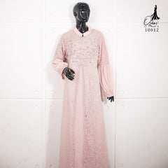 GAMIS OZIAS BROKAT ALYA 10012 LD 105 I Gamis Brokat Premium I Gamis Santai Wanita