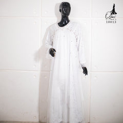 GAMIS OZIAS BROKAT 10013 LD 105 I Gamis Brokat Premium I Gamis Santai Wanita