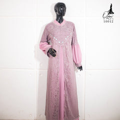 GAMIS OZIAS BROKAT ALYA 10012 LD 105 I Gamis Brokat Premium I Gamis Santai Wanita