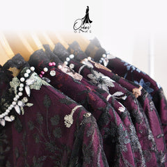 GAMIS OZIAS TILE 07166 LD 105 I Gamis Kondangan Mewah I Gamis Pesta