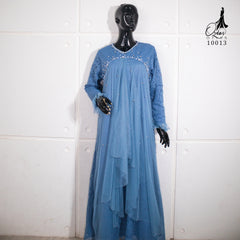 GAMIS OZIAS BROKAT 10013 LD 105 I Gamis Brokat Premium I Gamis Santai Wanita