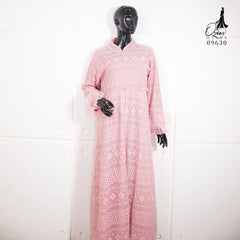 GAMIS OZIAS BROKAT PREMIUM 09630 LD 105 I Gamis Simpel Remaja I Gamis Lebaran Nyaman Mewah