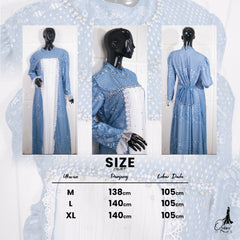 OZIAS GAMIS BROKAT 10015 LD 105 120 I Gamis Brokat Premium I Gamis Kondangan Mewah