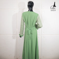 GAMIS OZIAS BROKAT ZIGZAG 09839 LD 105 I Gamis Fashion Muslimah I Gamis Busui Friendly Fit Nyaman