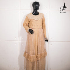 GAMIS OZIAS BROKAT PREMIUM 09591 LD 105 I Gamis Fashion Muslimah I Gamis Pesta Remaja Nyaman Panjang