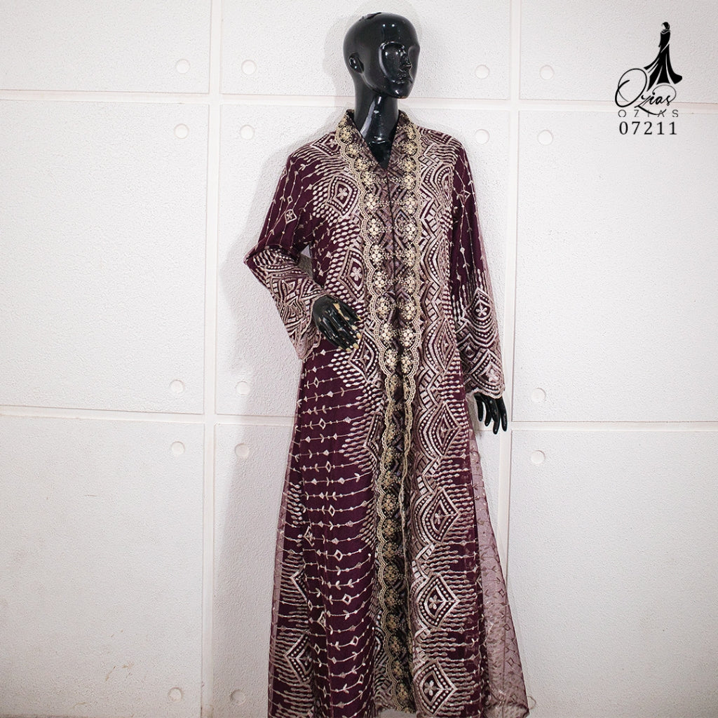 GAMIS OZIAS TILE NAMIRA 07211 LD 105 I Gamis Kondangan Wanita I Gamis Fashion Muslimah