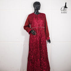 GAMIS OZIAS TILE 03881 LD 105 I Gamis Kondangan Wanita I Gamis Wanita Simpel