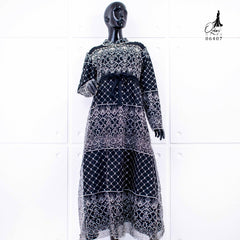 GAMIS OZIAS TILE FLORA 06407 LD 105 I Gaun Simpel Wisuda I Gamis Lebaran Muslim Nyaman