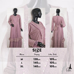 GAMIS OZIAS BROKAT 09586 LD 105 I Gamis Pesta Busui Friendly I Gamis Remaja Muslimah Nyaman Panjang