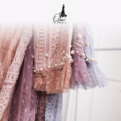 GAMIS OZIAS BROKAT 09586 LD 105 I Gamis Pesta Busui Friendly I Gamis Remaja Muslimah Nyaman Panjang