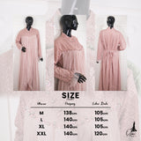 GAMIS OZIAS ARABELLA RUMBAI 09880 LD 105 & 120 I Gamis Fashion Muslimah I Gamis Pesta Kondangan Nyaman Panjang
