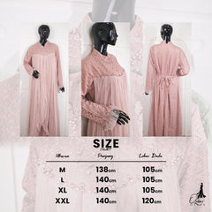 GAMIS OZIAS ARABELLA RUMBAI 09880 LD 105 & 120 I Gamis Fashion Muslimah I Gamis Pesta Kondangan Nyaman Panjang