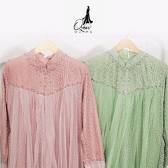 GAMIS OZIAS ARABELLA RUMBAI 09880 LD 105 & 120 I Gamis Fashion Muslimah I Gamis Pesta Kondangan Nyaman Panjang