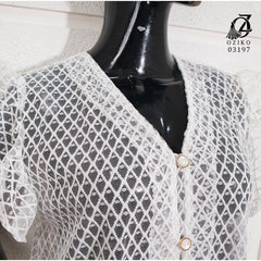 VEST OUTER OZIKO BROKAT 03197 LD 105 I Outer Brokat Premium I Outer Kondangan