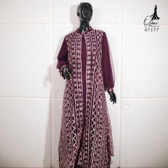 GAMIS OZIAS TILE 07177 LD 105 120 I Gamis Tile Mewah I Gamis Kondnagan Dan WIsuda Wanita