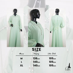 GAMIS OZIAS TILE 06455 LD 105 I Gamis Kondangan I Gamis Tile