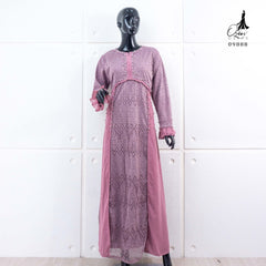 GAMIS OZIAS BROKAT FLORANCE 09888 LD 105 I Gaun Pesta Muslimah I Fahion Dewasa Muslim Busui Friendly Nyaman Panjang
