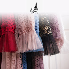 GAMIS OZIAS BROKAT 10013 LD 105 I Gamis Brokat Premium I Gamis Santai Wanita
