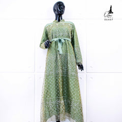 GAMIS OZIAS TILE FLORA 06407 LD 105 I Gaun Simpel Wisuda I Gamis Lebaran Muslim Nyaman