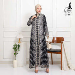 GAMIS OZIAS TILE NAMIRA 07211 LD 105 I Gamis Kondangan Wanita I Gamis Fashion Muslimah