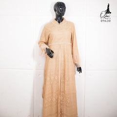 GAMIS OZIAS BROKAT PREMIUM 09630 LD 105 I Gamis Simpel Remaja I Gamis Lebaran Nyaman Mewah
