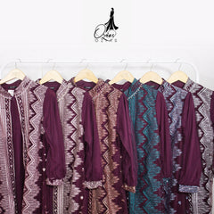 GAMIS OZIAS TILE 07178 LD 105 I Gamis Kondangan Wanita I Gamis Fashion Wisuda