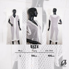 VEST OUTER OZIKO BROKAT 03197 LD 105 I Outer Brokat Premium I Outer Kondangan