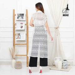 VEST OUTER OZIKO BROKAT CORNELI 03242 LD 105 I Outer Kondangan Wanita I Outer Casual
