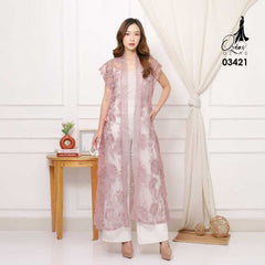 OZIKO Vest Outer 03421 Tile LD 105 | Vest Outer Kondangan leberan | Outer Casual Remaja.