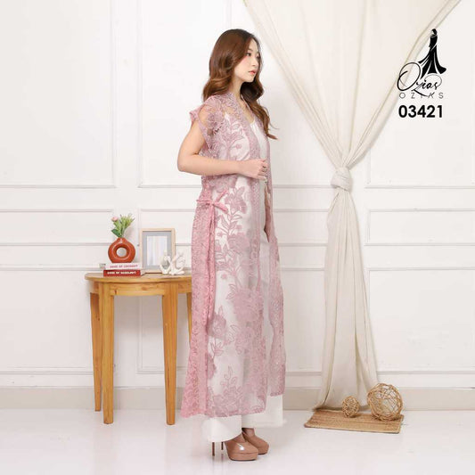 OZIKO Vest Outer 03421 Tile LD 105 | Vest Outer Kondangan leberan | Outer Casual Remaja.