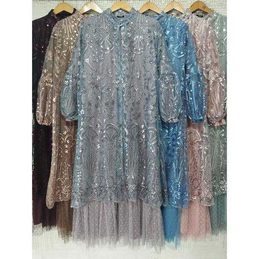 OZIAS Gamis Tile 07387 LD 105 I Gamis Lebaran Kondangan Wanita I Gamis Fashion Casual