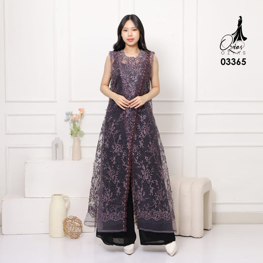 GAMIS OUTER TILE HANA 03365 LD 105 120 I Outer Kondangan Mewah 2XL I Outer Casual Wanita