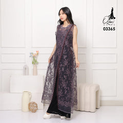 GAMIS OUTER TILE HANA 03365 LD 105 120 I Outer Kondangan Mewah 2XL I Outer Casual Wanita