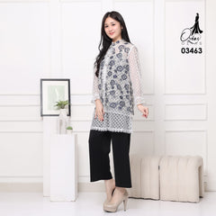 VEST OUTER TILE CHANTILY WAJIK OZIKO 03463 LD 105 I Vest Kondangan Wanita I Vest Casual